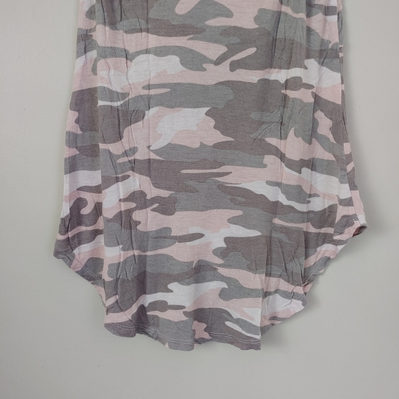 Jo & Co. Camo Tank Top Pink Grey Size Medium - Picture 9 of 11